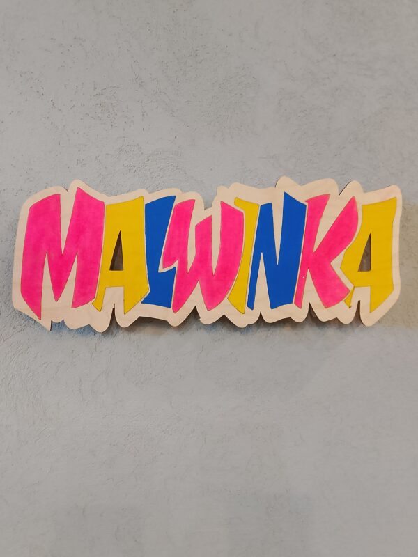 Lampka GRAFFITI - personalizowana imieniem - obrazek 2