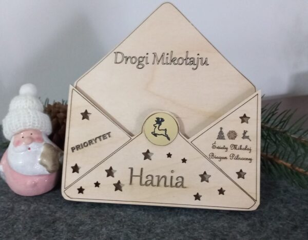 Koperta do Mikołaja Personalizowana