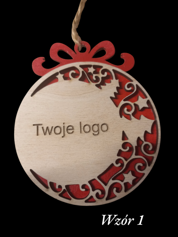 Bombki ręcznie wykonane wyjątkowe ozdoby ze sklejki personalizowane