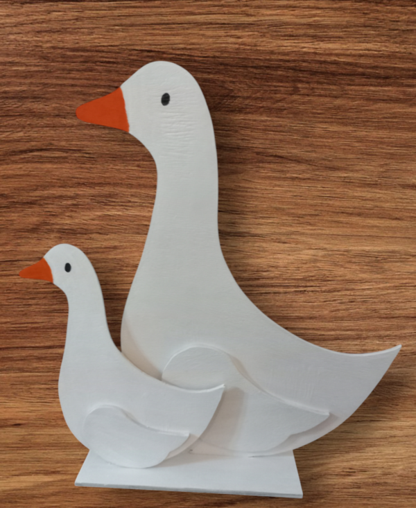 Wielkanocna dekoracja zestaw gęsi handmade