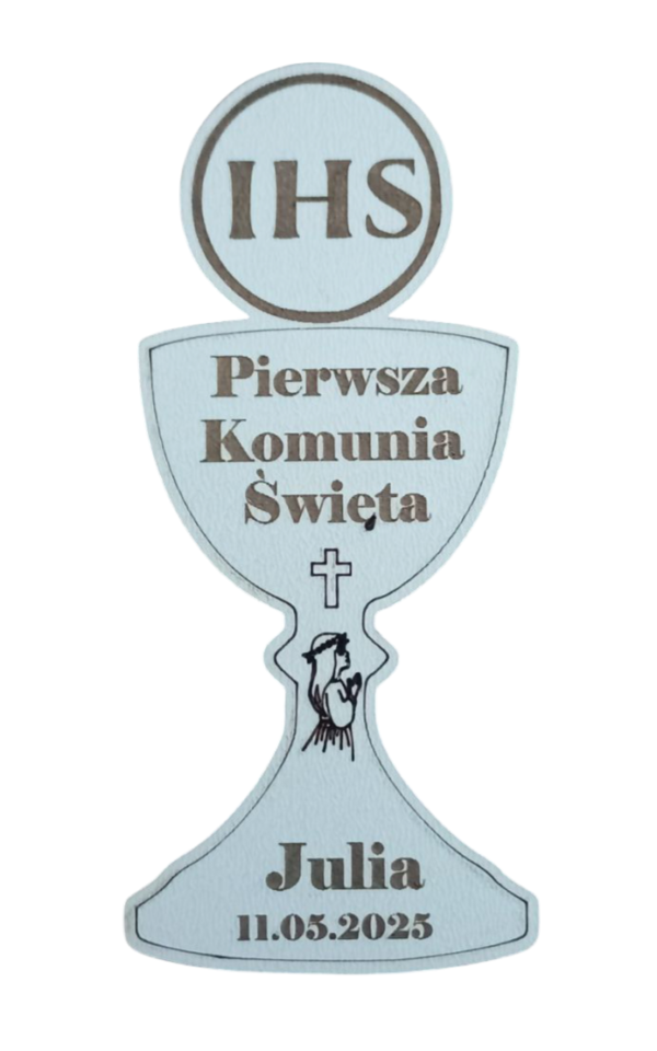 Magnes na lodówkę – podziękowanie z okazji Pierwszej Komunii Świętej - obrazek 4
